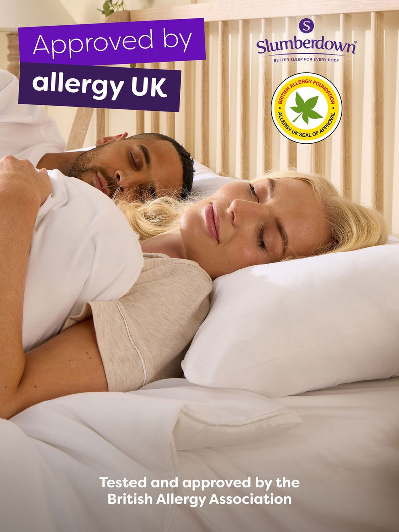 Slumberdown Anti-Allergy Super Support Firm Side Sleeper White pillow (British brand)
