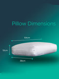 Snuggledown Firm Side Sleeper Memory Foam Pillow (British brand)