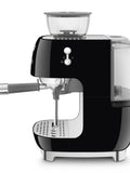 Smeg black espresso coffee machine (British brand)