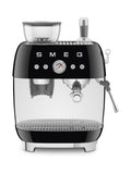 Smeg black espresso coffee machine (British brand)