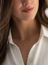 Next Beaverbrooks Gold 9ct Yellow Gold Cubic Zirconia Necklace 45cm- Buy online at McGrocer