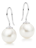 Beaverbrooks sterling silver pearl drop earrings 25mm - British product