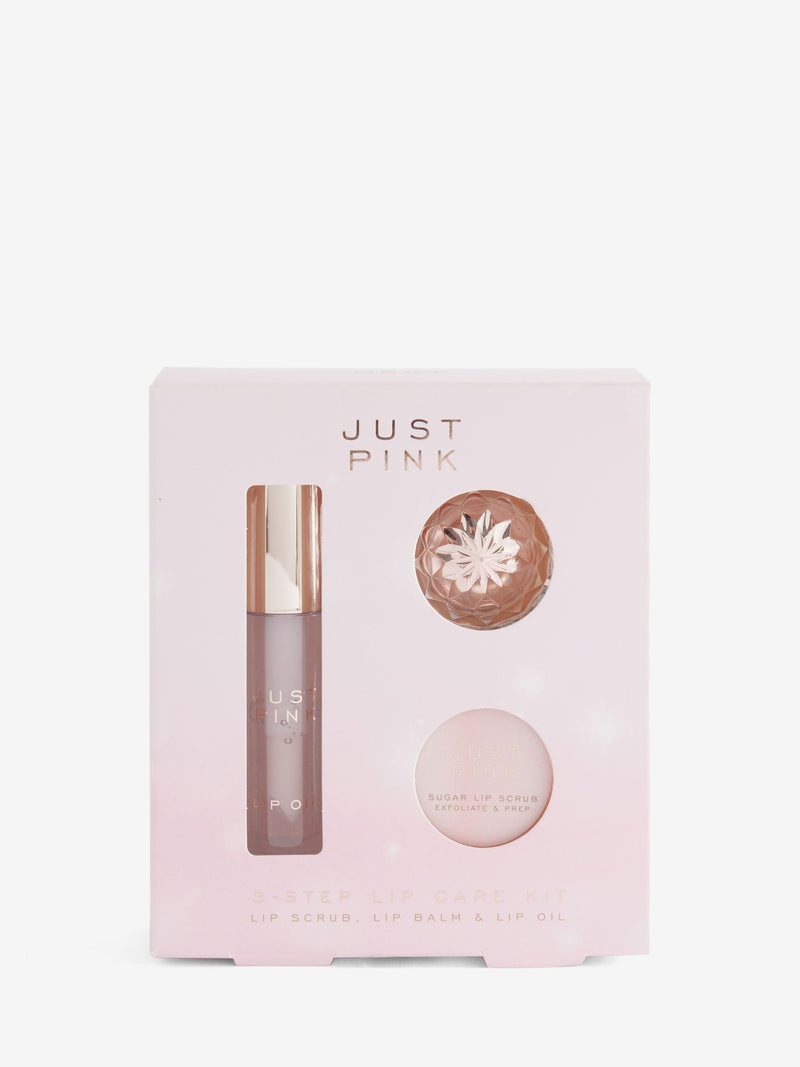 Just Pink strawberry lip care kit 4ml 5g 14g, UK version
