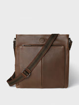 Next Osprey London Brown The Compass Leather Cross-Body Bag- Buy online at McGrocer