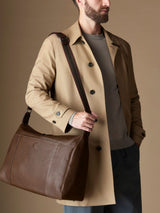 Next Osprey London Brown The Compass Leather Stowaway Bag- Buy online at McGrocer