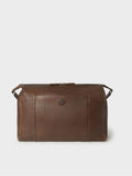 Osprey London Compass brown leather stowaway bag, imported from the UK