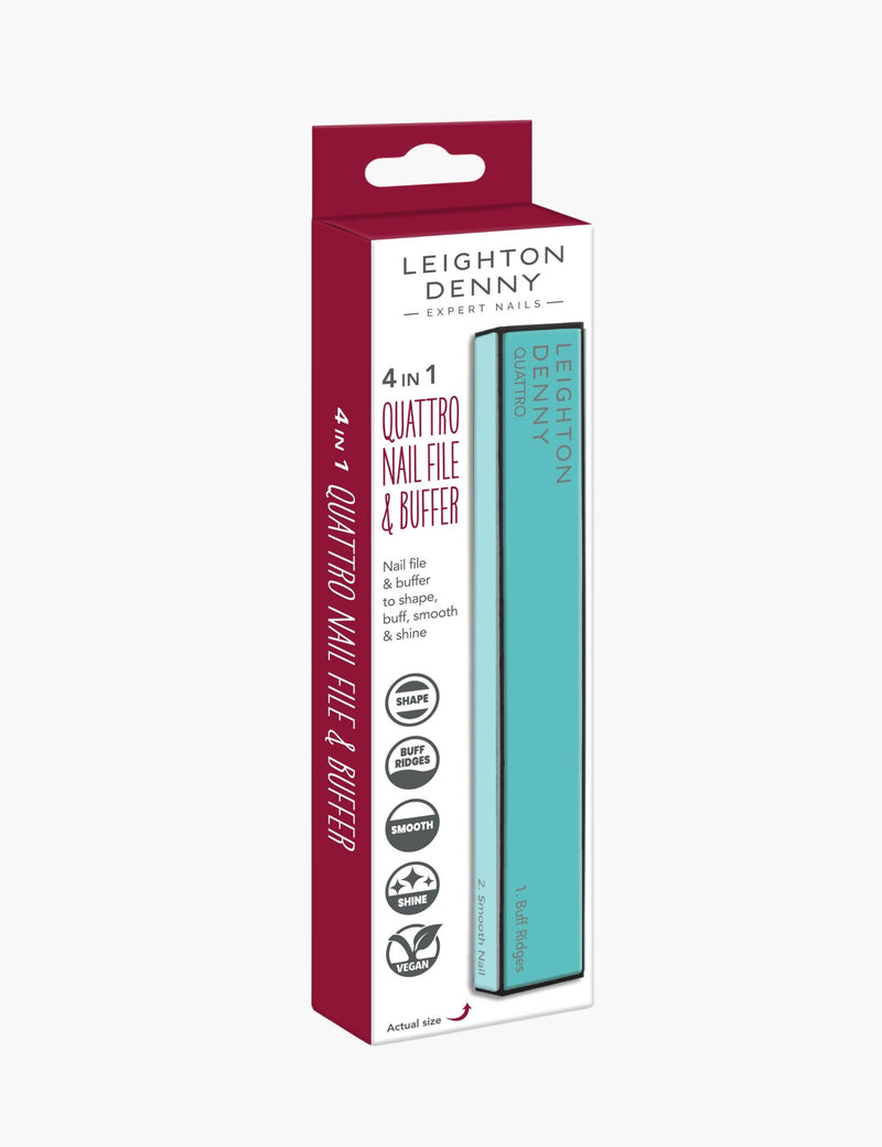 Leighton Denny Quattro 4-in-1 nail buffer, UK version