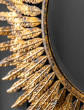 Gallery Direct Quill small round wall mirror, imported from the UK