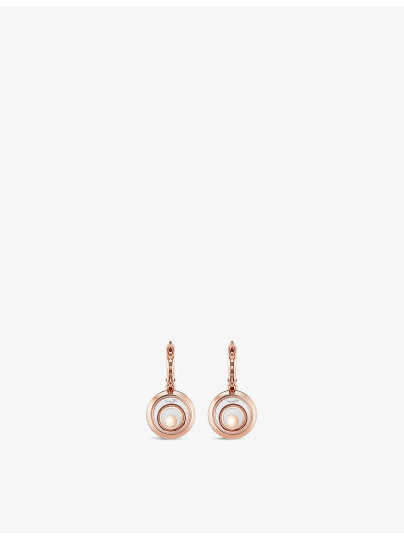 Chopard Happy Spirit diamond earrings 18ct white-gold 0.19ct (British brand)