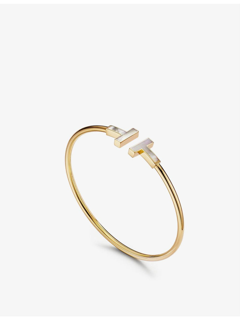 Tiffany & Co. T motif mother-of-pearl bracelet (British brand)