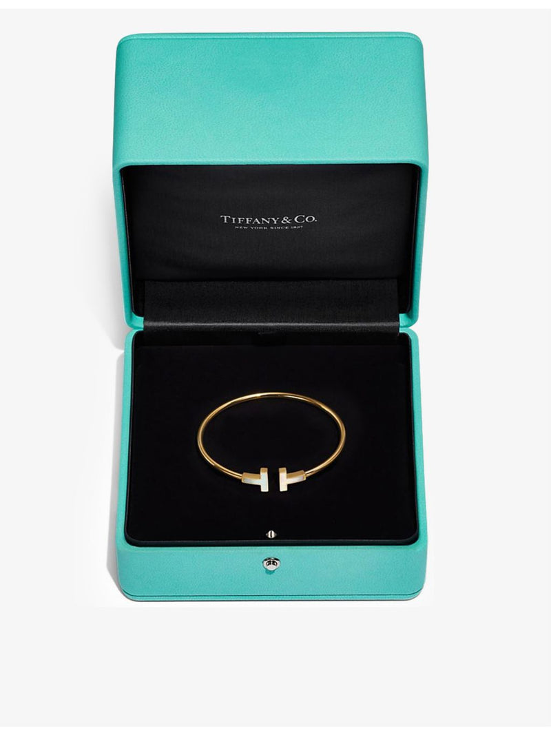 Tiffany & Co. T motif mother-of-pearl bracelet (British brand)