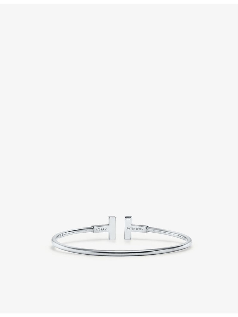 Tiffany & Co T bracelet turquoise 18ct white gold, UK version