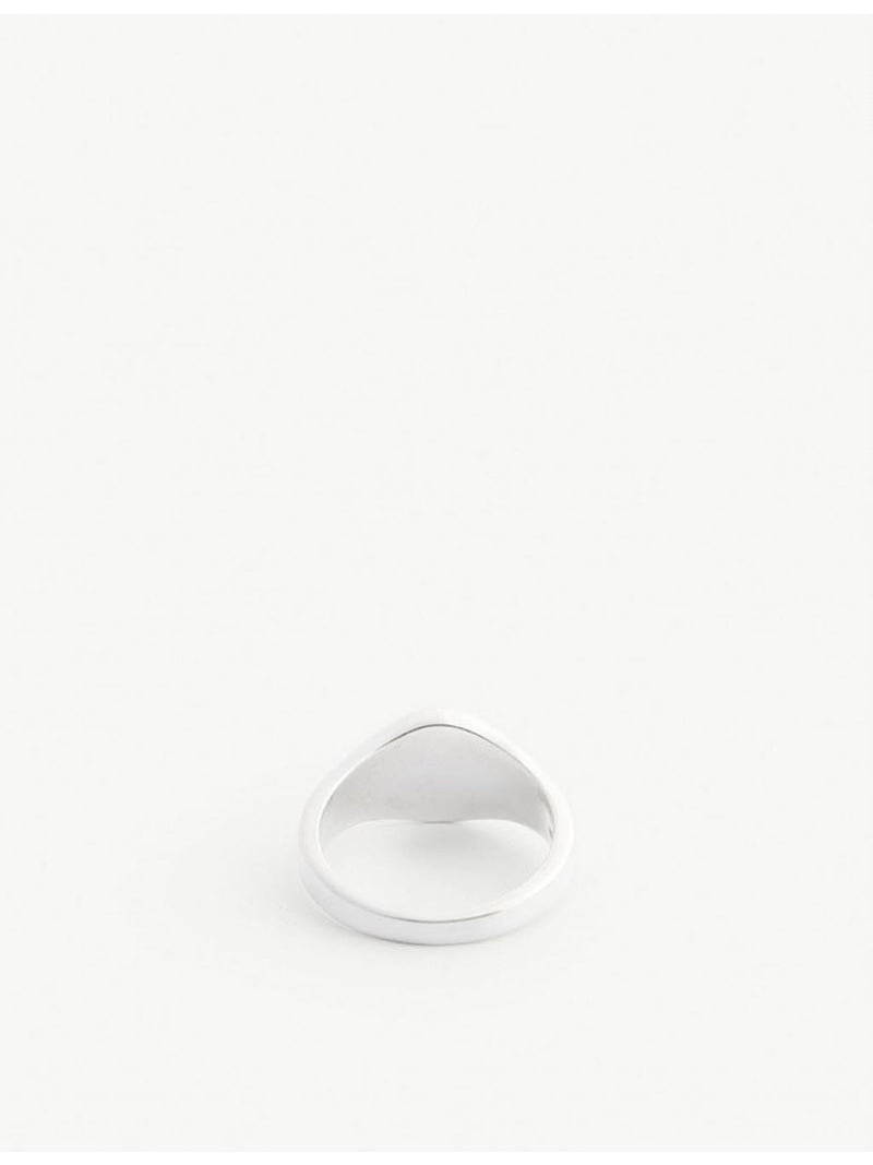 Serge DeNimes Envy sterling silver signet ring, UK version