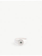 selfridges Serge DeNimes Envy Sterling Silver Signet Ring- Buy online at McGrocer