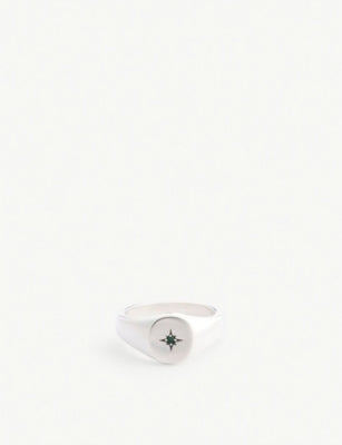 Serge DeNimes Envy Sterling Silver Signet Ring