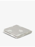 The Little White Company elephant print woven baby blanket - British product
