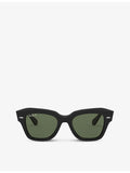 Ray-Ban RB2186 rectangular-frame sunglasses (British brand)