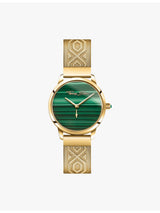 selfridges Thomas Sabo Tiger Eye Gold-Plated Sterling Silver Watch, 33mm- Buy online at McGrocer