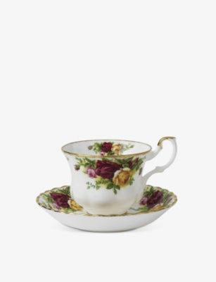 Royal Albert Old Country Roses teacup and saucer, imported from the UK
