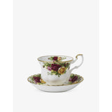 selfridges Royal Albert Old Country Roses Fine Bone China Teacup and Saucer Set 200ml- Buy online at McGrocer