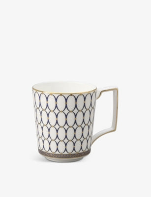 Wedgwood fine bone china mug Renaissance Gold, imported from the UK