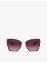 selfridges Michael Kors Corsica Square-Frame Metal Sunglasses- Buy online at McGrocer