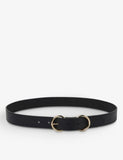 Whistles Double-ring Leather Belt 92.7cm