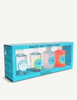 Malfy gin set of four 50ml mini bottles, UK version