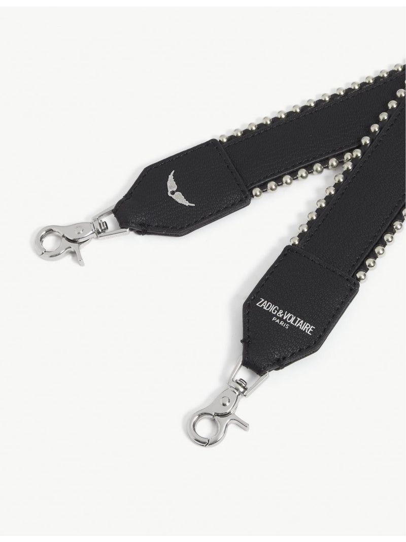 Zadig & Voltaire grained leather bag strap 107cm (British brand)