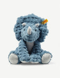 Steiff soft toy Dixi Triceratops 28cm, imported from the UK