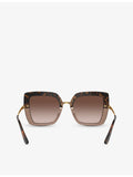 Dolce & Gabbana DG4373 square-frame acetate sunglasses, imported from the UK