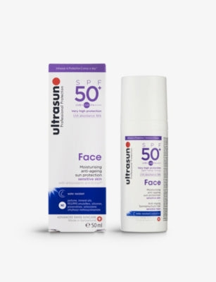 Ultrasun face SPF50+ water-resistant sun protection 50ml (British brand)