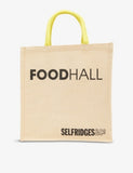Selfridges canvas wine carrier bag, imported from the UK
