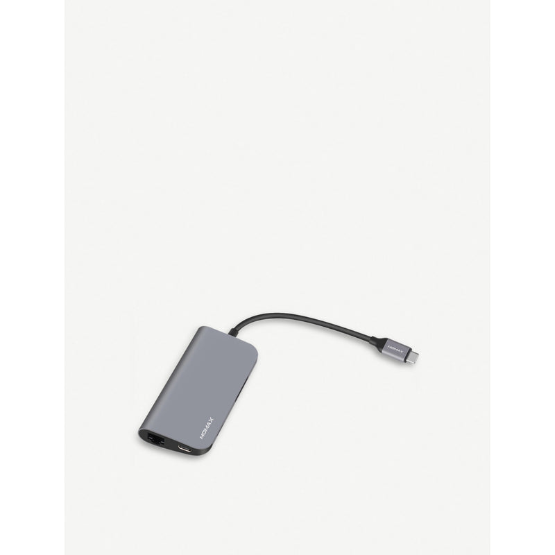 Momax 8-in-1 USB-C hub Space Grey - British product