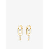 selfridges Messika Move Uno 18ct Yellow-Gold and Diamond Earrings- Buy online at McGrocer