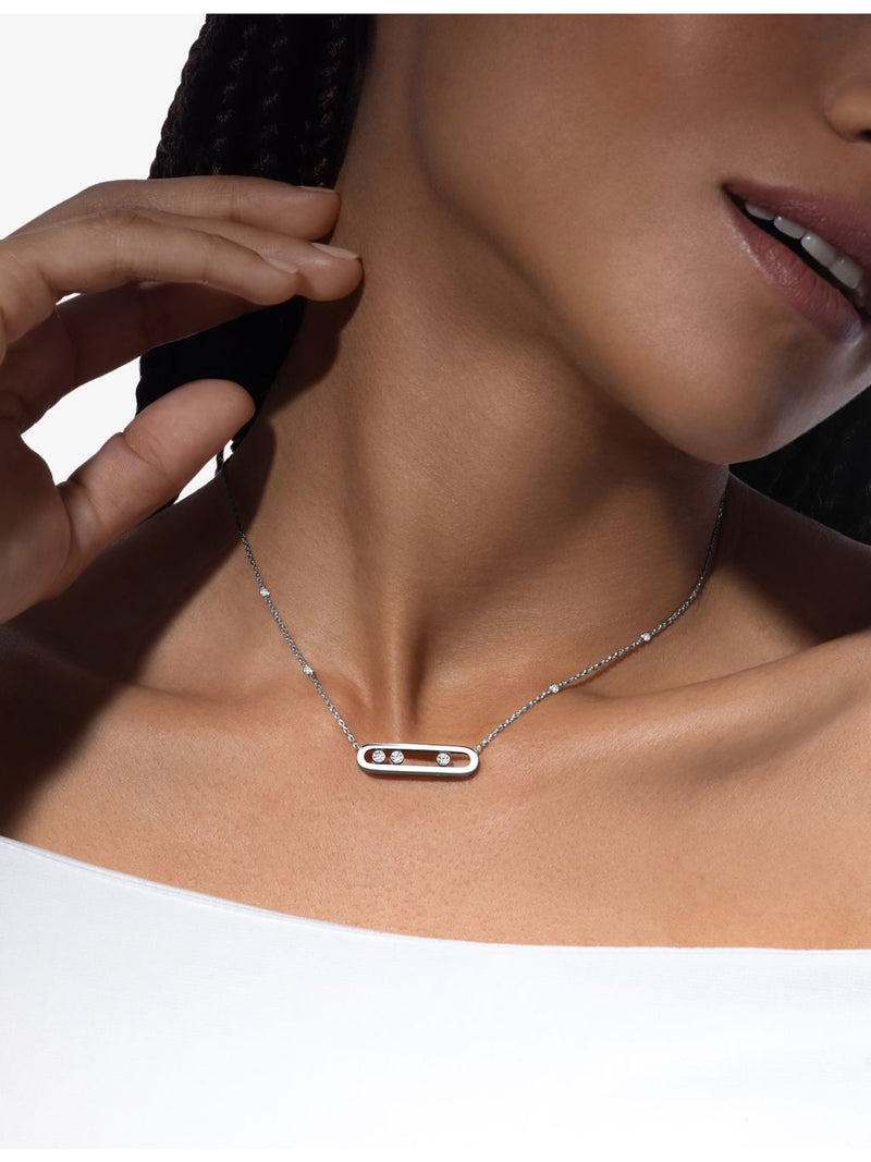 Messika Move Pavé diamond necklace 42cm (British brand)