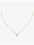 Messika Move Romane 18ct yellow gold diamond necklace 45cm, UK version