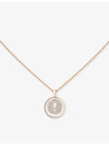 Messika 18ct rose gold diamond necklace 45cm, UK version