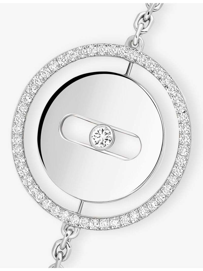 Messika 18ct white gold diamond bracelet, imported from the UK