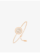 selfridges Messika Lucky Move 18ct Rose-Gold and Pavé Diamond Bracelet- Buy online at McGrocer