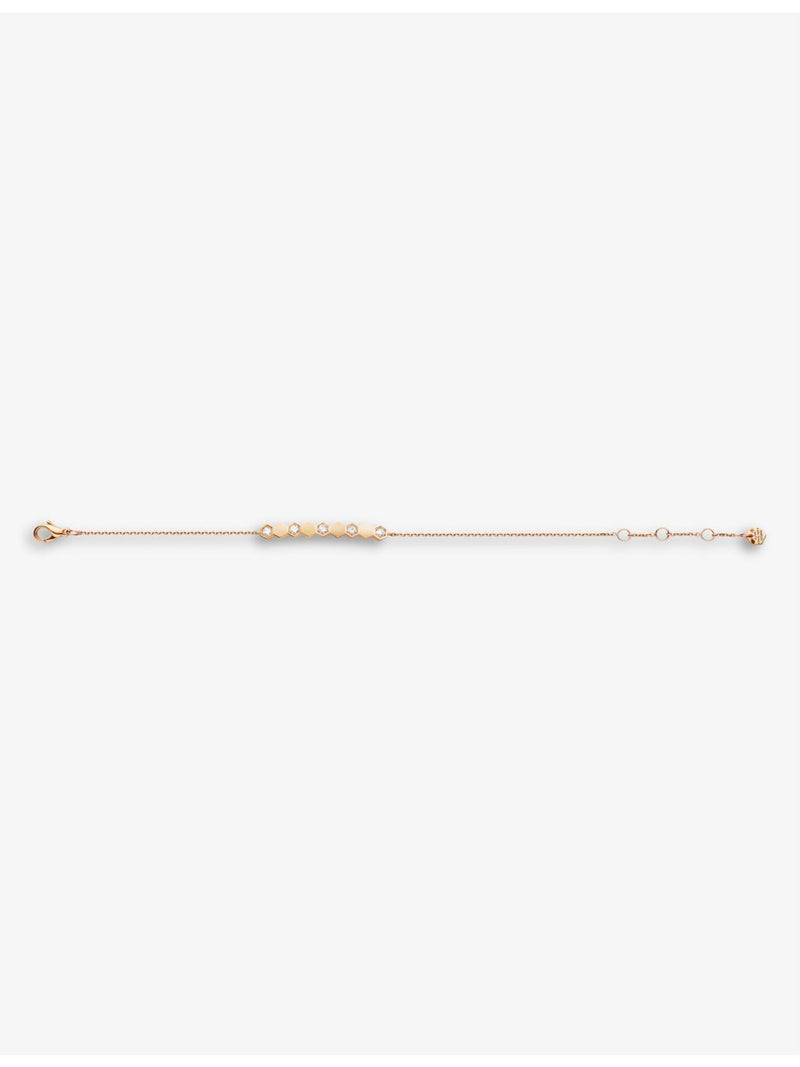 Chaumet bee bracelet 18ct rose gold diamond 17cm - British product