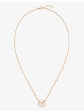 Chaumet Harmony small rose-gold mother-of-pearl diamond necklace, UK version