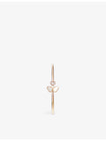 Chopard Happy Hearts rose gold bangle mother-of-pearl diamond, imported from the UK