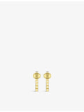 Chopard Ice Cube Pure 18-carat yellow gold diamond earrings, UK version