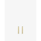 selfridges Chopard Ice Cube Pure 18-carat Yellow-gold and Diamond Earrings- Buy online at McGrocer