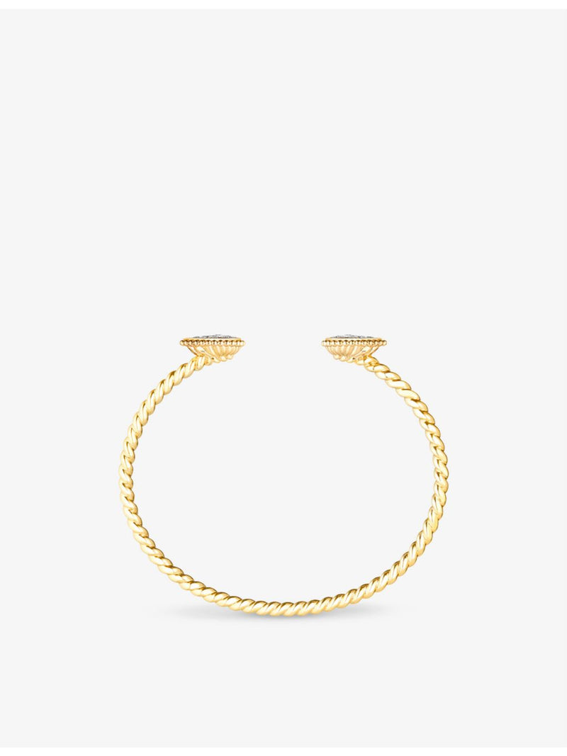 Boucheron Serpent Bohème 18ct gold diamond bangle - British product
