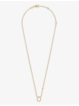 selfridges Boucheron Serpent Bohème XS 18ct Yellow Gold Nacre Blanche and Diamond Necklace- Buy online at McGrocer
