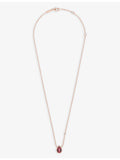 Boucheron Serpent Bohème rose-gold rhodolite diamond necklace - British product