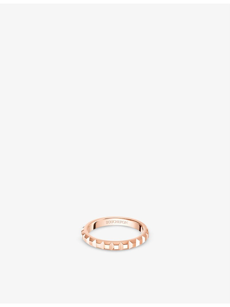 Boucheron Quatre Clou de Paris 18ct rose-gold ring, imported from the UK