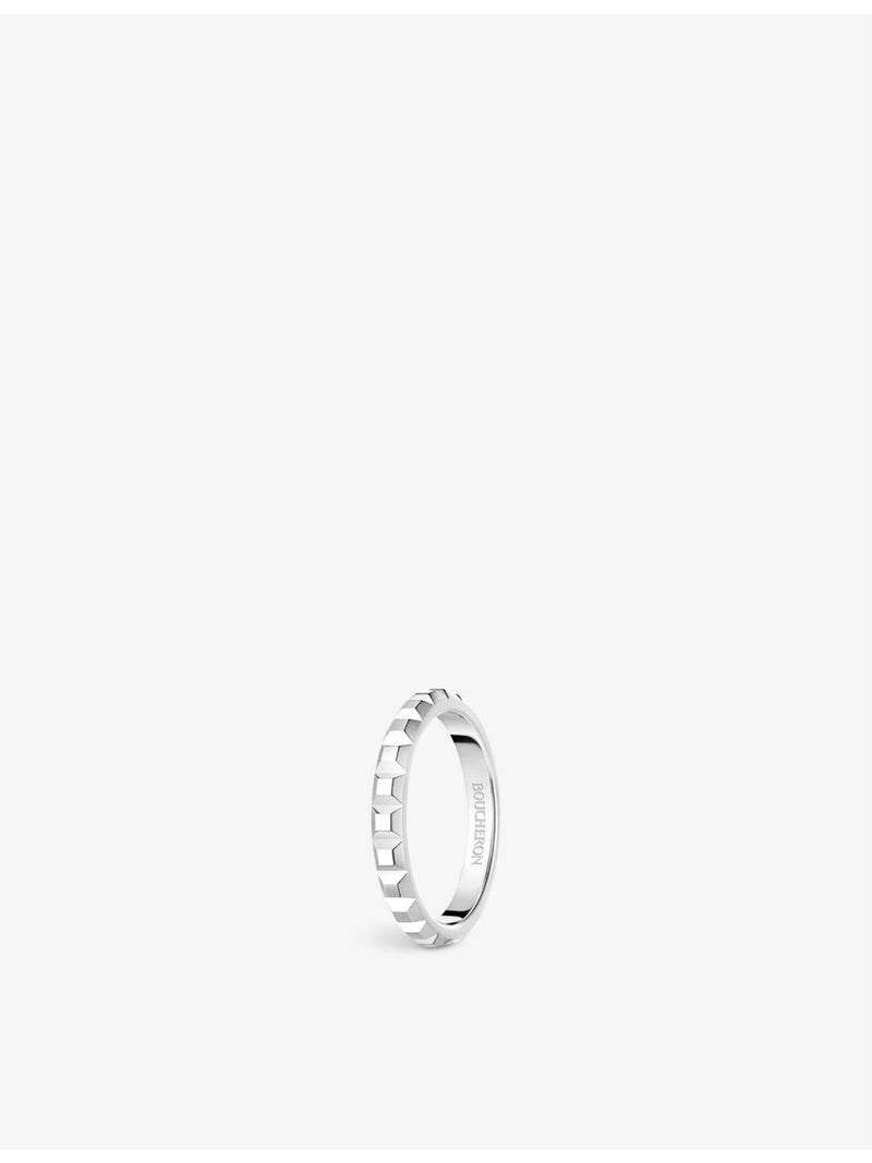 Boucheron Quatre Clou de Paris platinum ring, imported from the UK